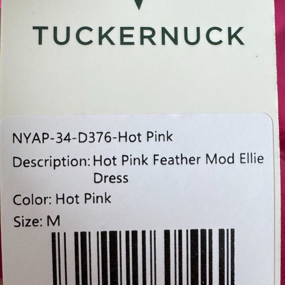 Tuckernuck Hot Pink Feather Mod Mary Dress - Picture 5 of 5